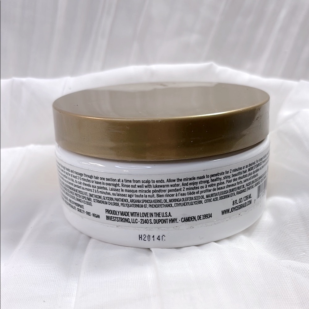 *NEW* JOYCE GIRAUD 2 minute Miracle Hair Mask 2 Jars - Picture 4 of 4